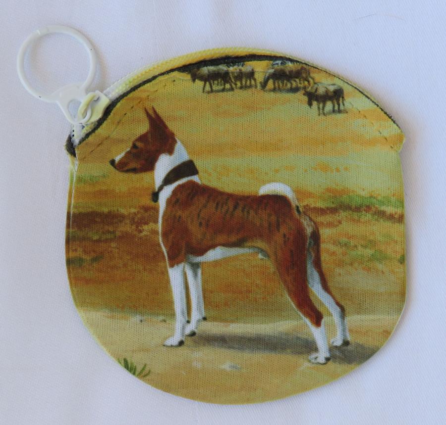 Basenji 2 -side 1-coin purse